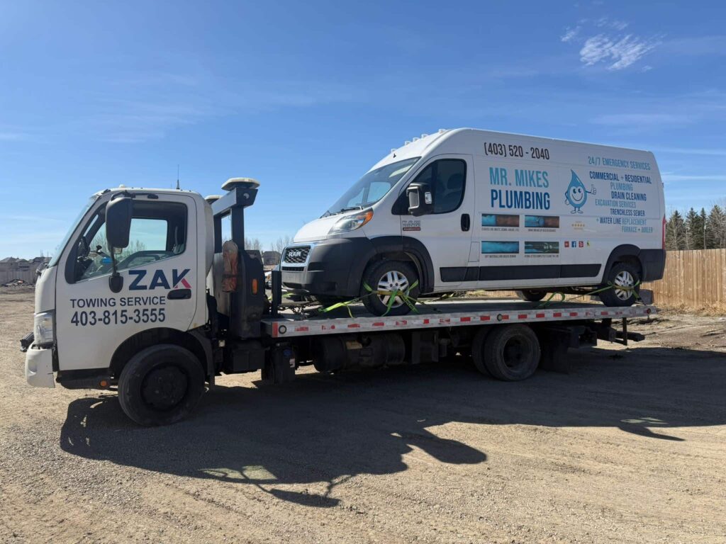 Commercial Van Towing Service in Calgary by Zak Towing