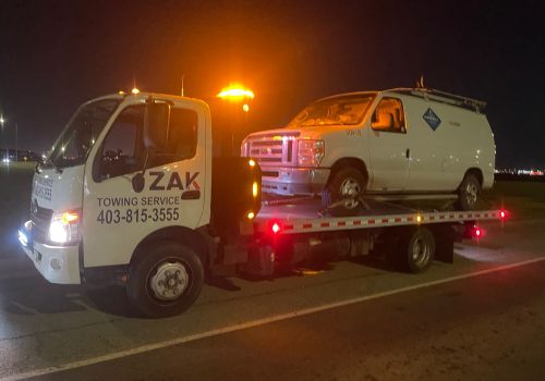 Zak Towing provides dependable cargo van towing in Calgary and surrounding areas with professional flatbed equipment and secure vehicle handling. Whether your van has broken down, needs emergency tran...Sorry but this string is too long !!!