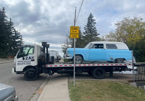 Zak Towing provides professional classic vehicle towing in Calgary and surrounding areas using secure flatbed equipment. Whether you need to move a vintage vehicle, transport a classic car, or require...Sorry but this string is too long !!!
